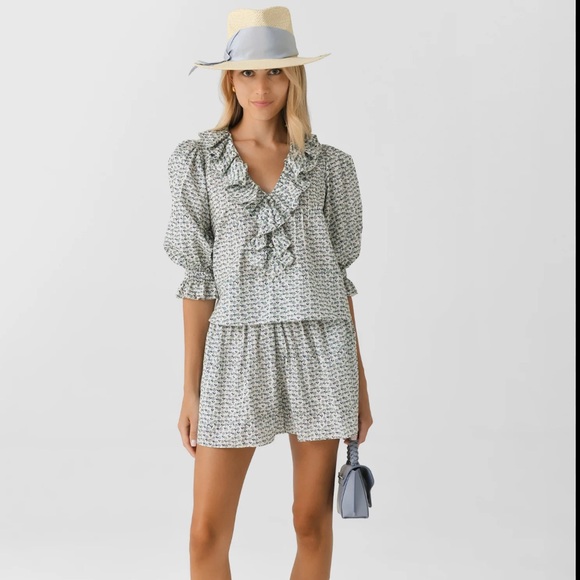 HUNTER BELL Pants - Hunter Bell Smock Waist Jemma Short